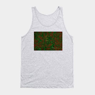 Poinsettia leaves background Tank Top